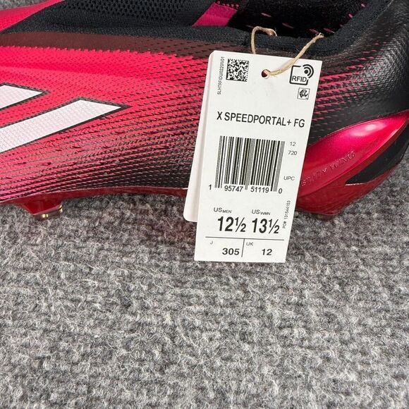Adidas X Speedportal FG Mens 12.5 Soccer Cleats Pink Black Firm Ground main image 9